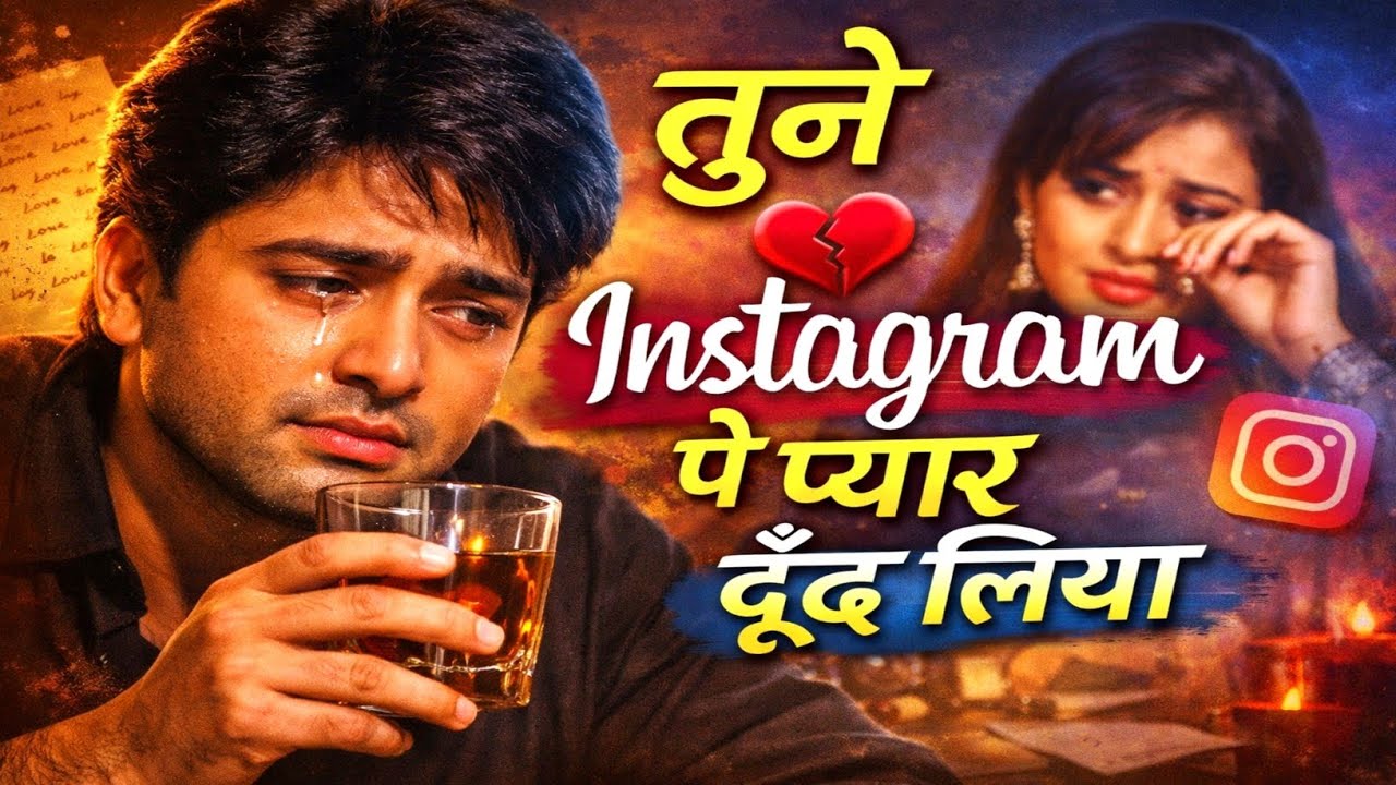 तूने Instagram पे प्यार ढूंढ लिया 💔 | 90’s Bollywood Sad Song | Heartbroken Lover Song 2026