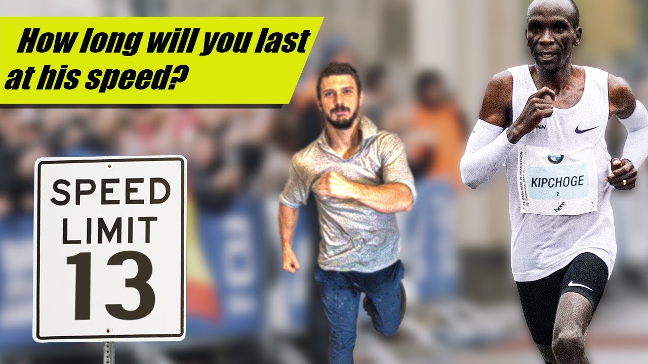 Kipchoge challenge | How long can you last running 13mph?
