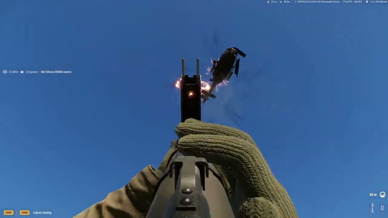 Arma Reforger shooting down an American Heli and hunting the survivors