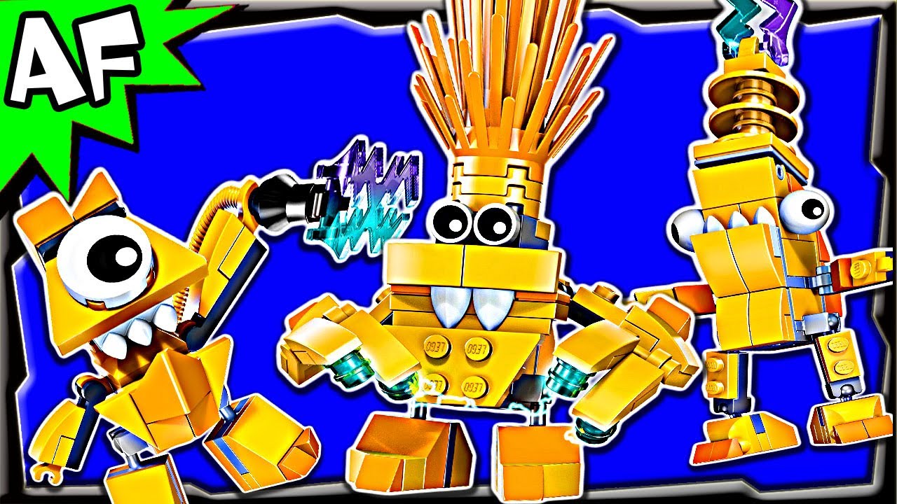 Lego Mixels ELECTROIDS Series 1: Telso, Zaptor & Volectro 41506 41507 41508 Animated Building Review