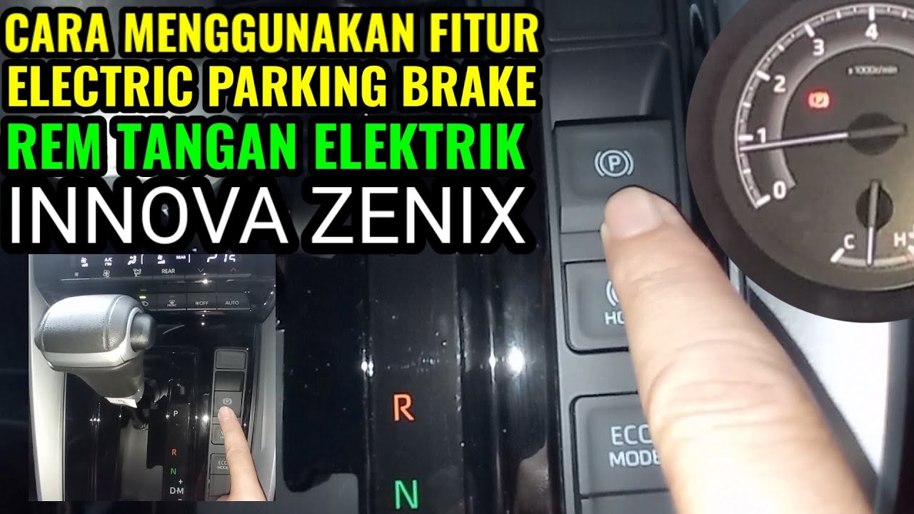 POV REVIEW TOYOTA INNOVA ZENIX CVT 2024 I CARA PAKAI ELECTRIC PARKING BRAKE /  REM TANGAN ELEKTRIK
