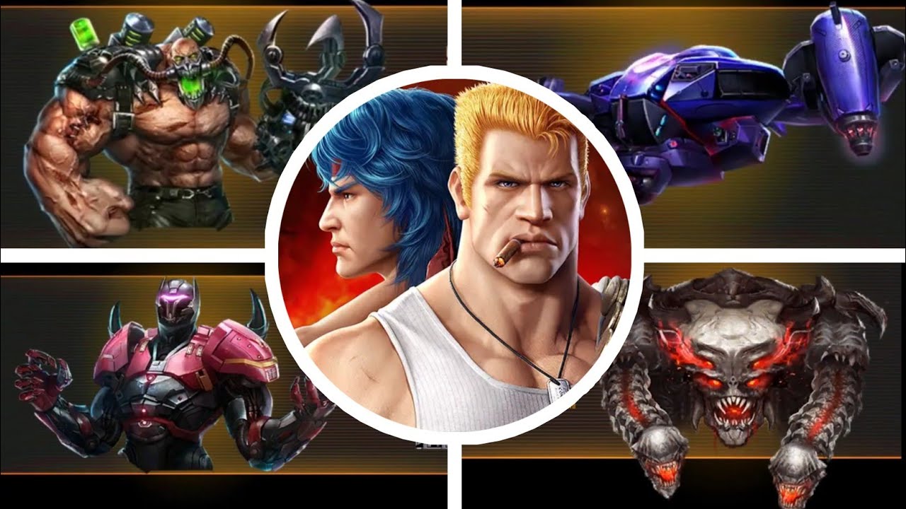 Garena Contra Returns All Bosses (Chapter 1 to 22)