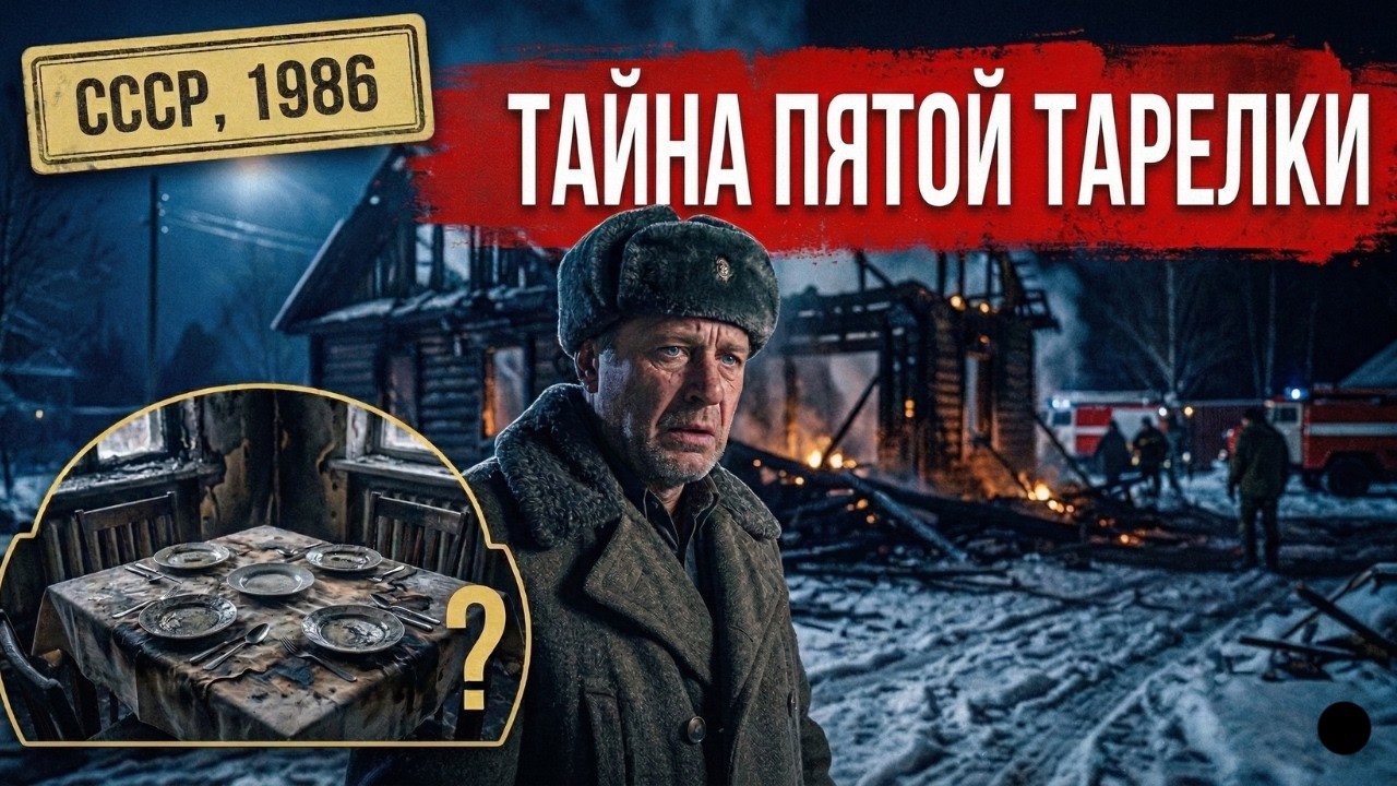 Москва, 1994. Дом сгорел ночью. Но на кухне нашли пятую тарелку