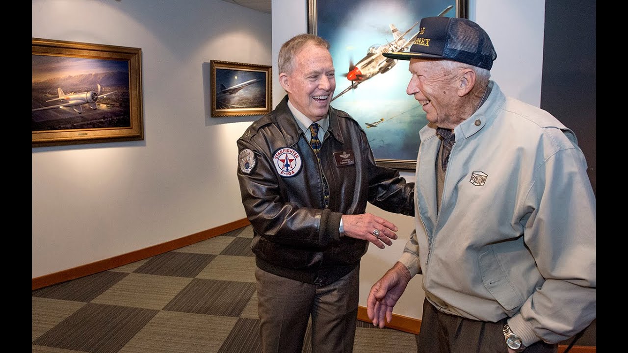 Ace fighter pilots off to D.C.