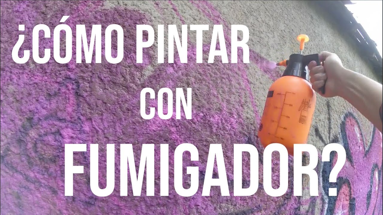 Tutorial de graffiti, hoy ¿cómo pintar con fumigador o aspersor? acá te explico el paso a paso.