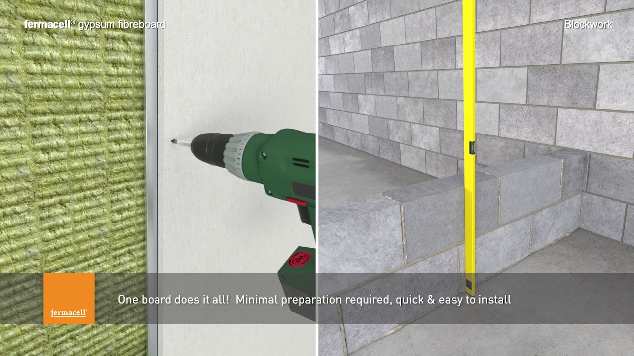 fermacell® gypsum fibreboard as an alternative to blockwork