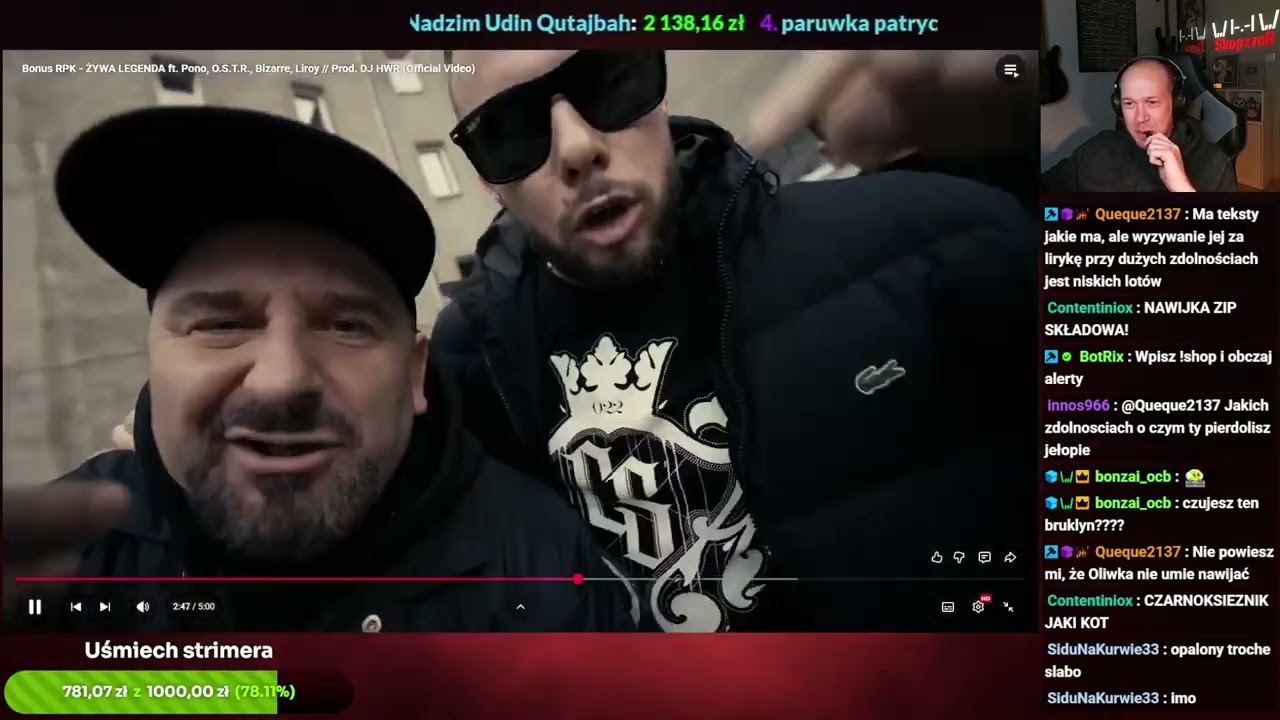Skopzzor reakcja na Bonus RPK - ŻYWA LEGENDA ft. Pono, O.S.T.R., Bizarre, Liroy