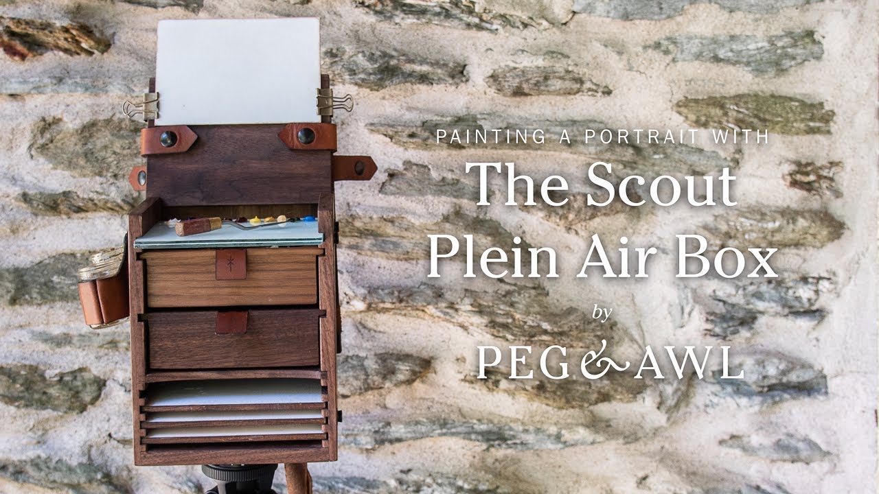 Painting a Portrait with the Scout Plein Air Box | Peg and Awl