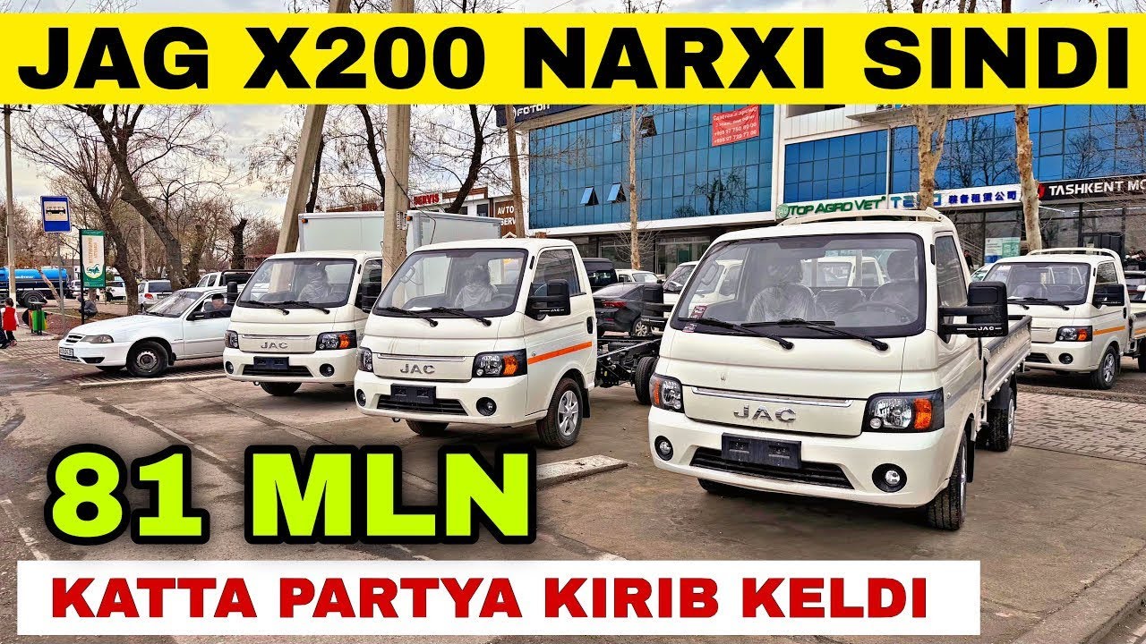 27 FEVRAL TOSHKENTDA 81 MLN BILAN JAK X200 BORTLI TENTLI FURGON XARIT QILING