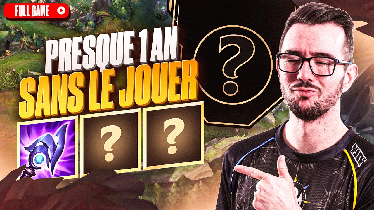 JE RESSORS CE CHAMPION APRES PRESQUE 1 AN SANS LE JOUER