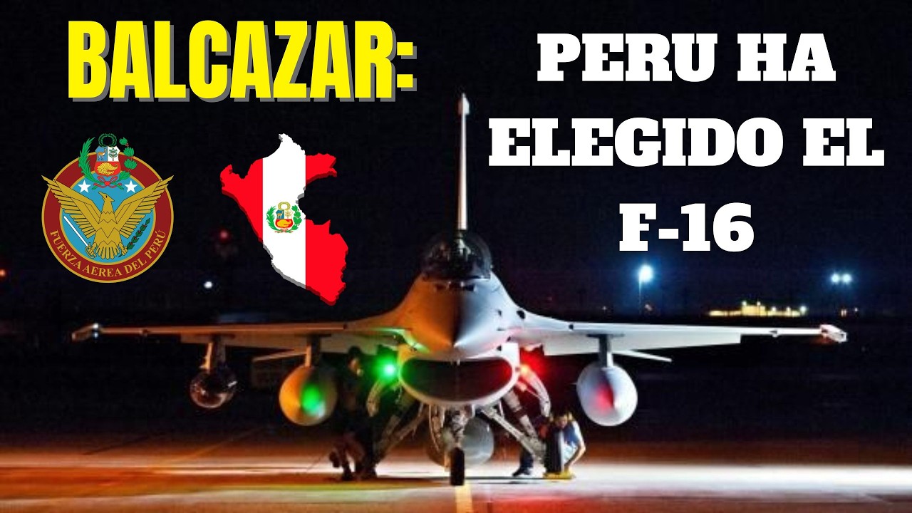 PRESIDENTE BALCAZAR CONFIRMA F-16 PARA PERU