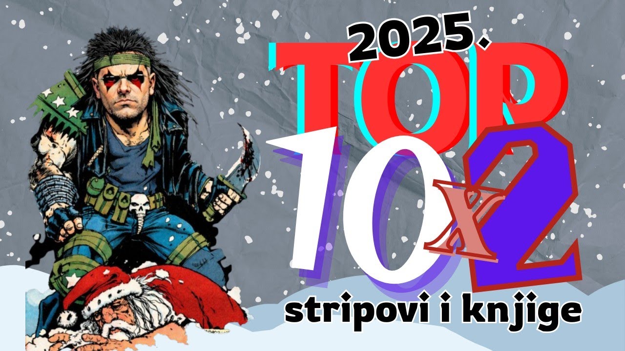 TOP 10 stripova i knjiga pročitanih u 2025. godini