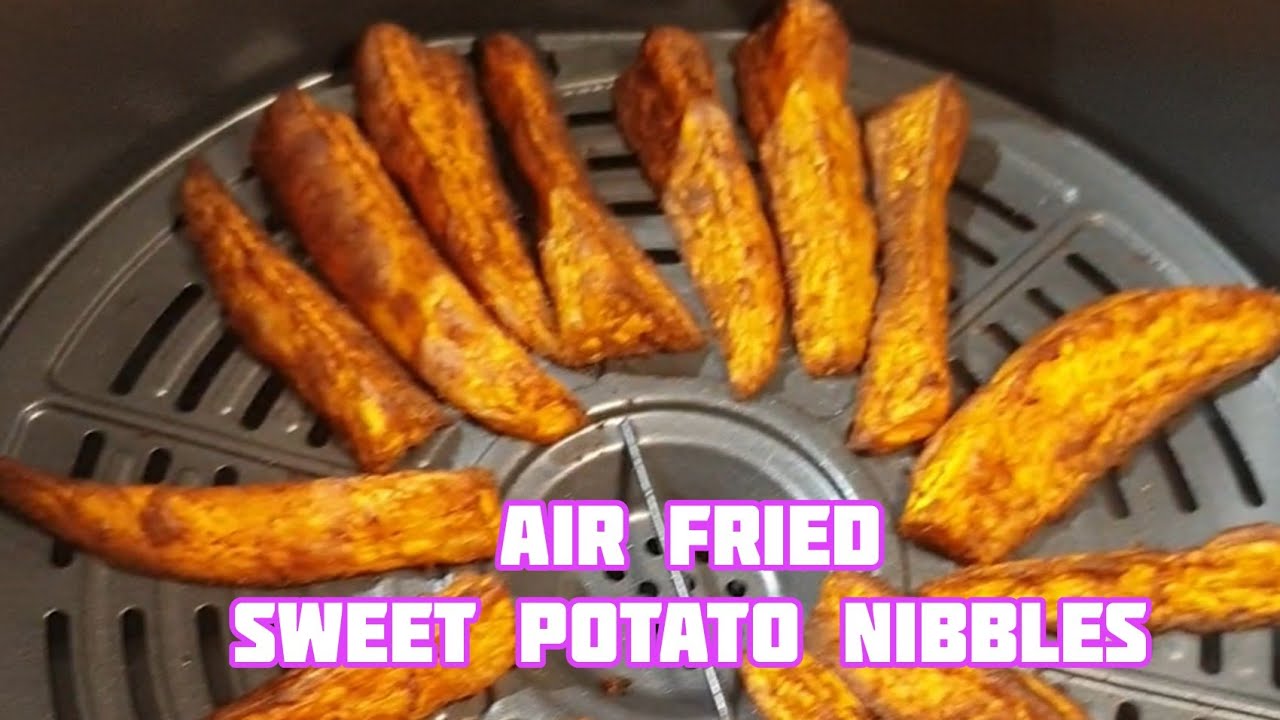 AIR FRYER RECIPE || SWEET POTATO NIBBLES