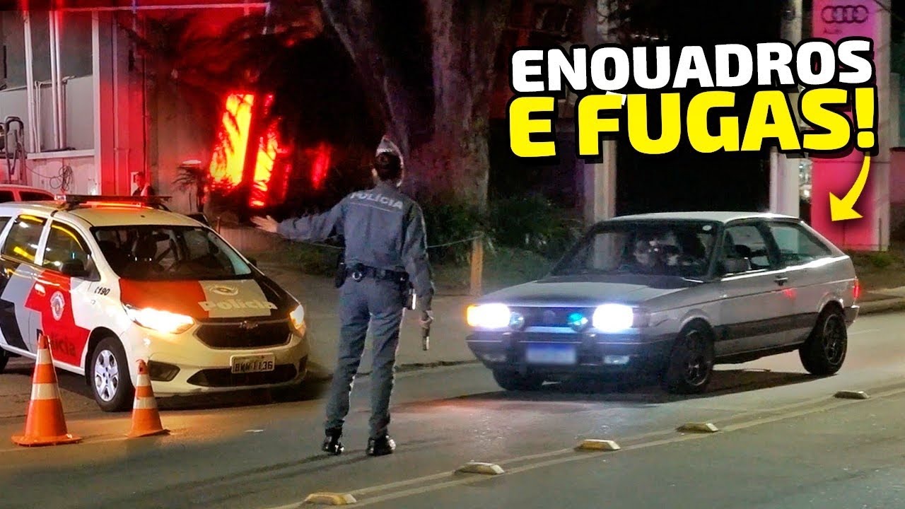 ENQUADROS E FUGAS DA POL&Iacute;CIA NA AVENIDA EUROPA 😳