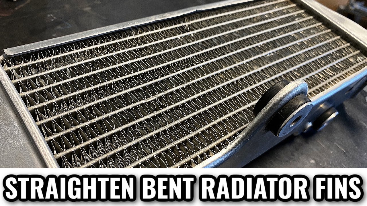HOW TO: Straighten and FIX Bent Radiator Fins