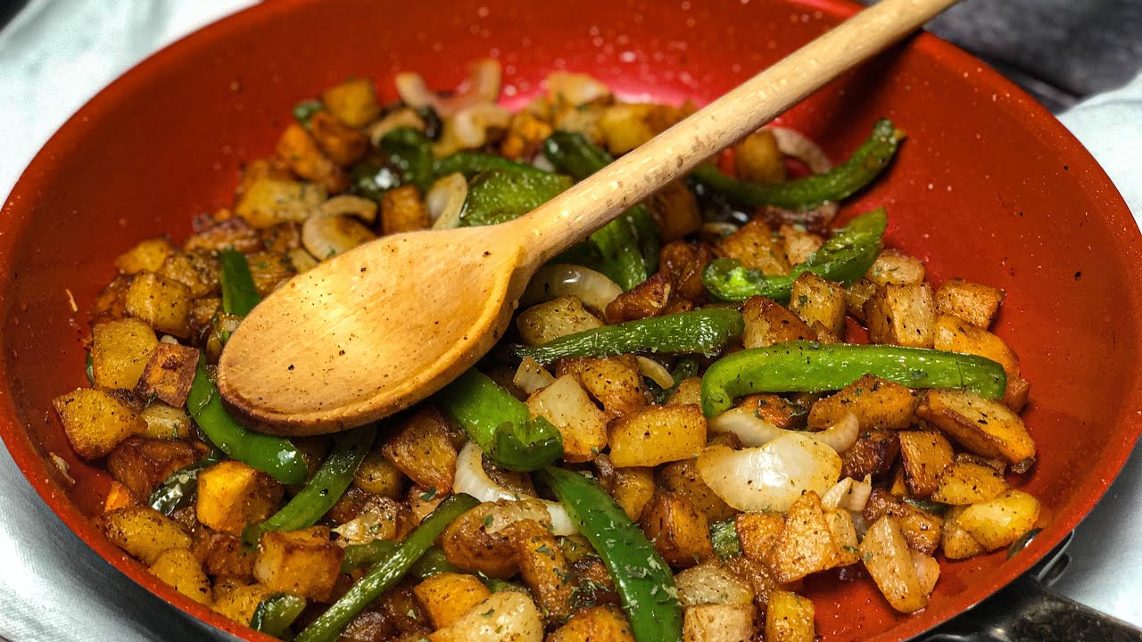 Potatoes Peppers and Onions recipe - Home Fries recipe