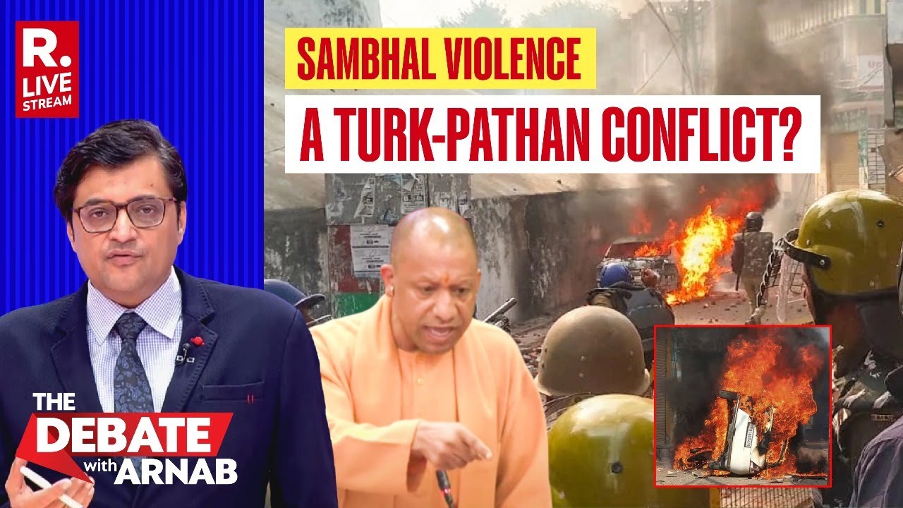 Debate With Arnab LIVE: Yogi Hints Muslim Rivalry Behind Sambhal Violence | #TrendingDebate