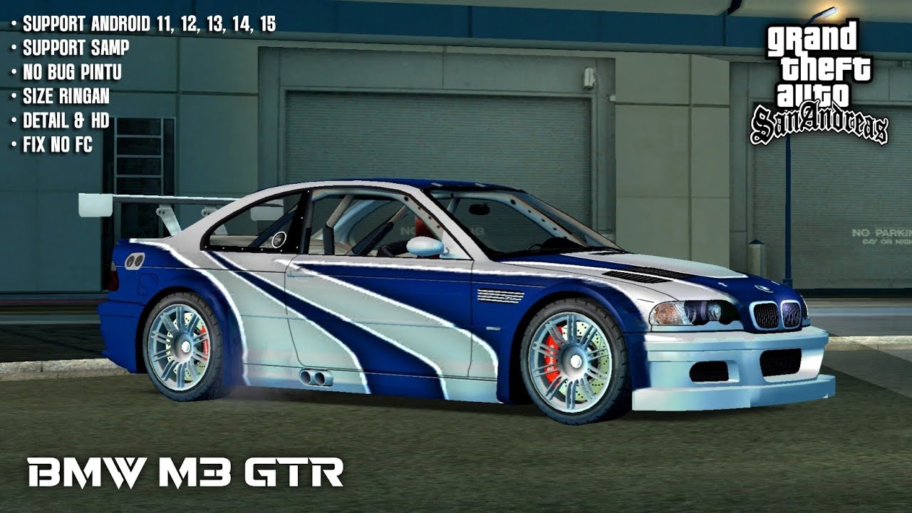 SHARE‼️MOD BMW M3 GTR E46 NFS CARBON - GTA SA ANDROID