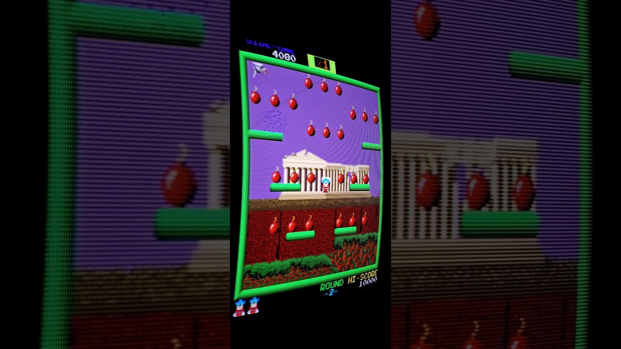 ZENITH B27A11Z - SCART RGB MOD - MAME - BOMB JACK - #retrogaming #rgbmod #crt #mame