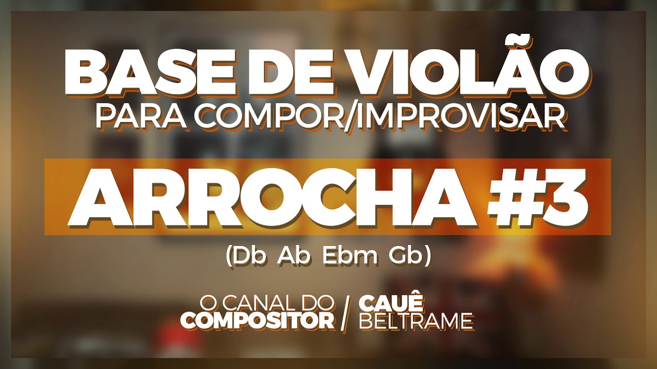 ARROCHA #3 - Base FREE de Violão Para Compor ou Improvisar