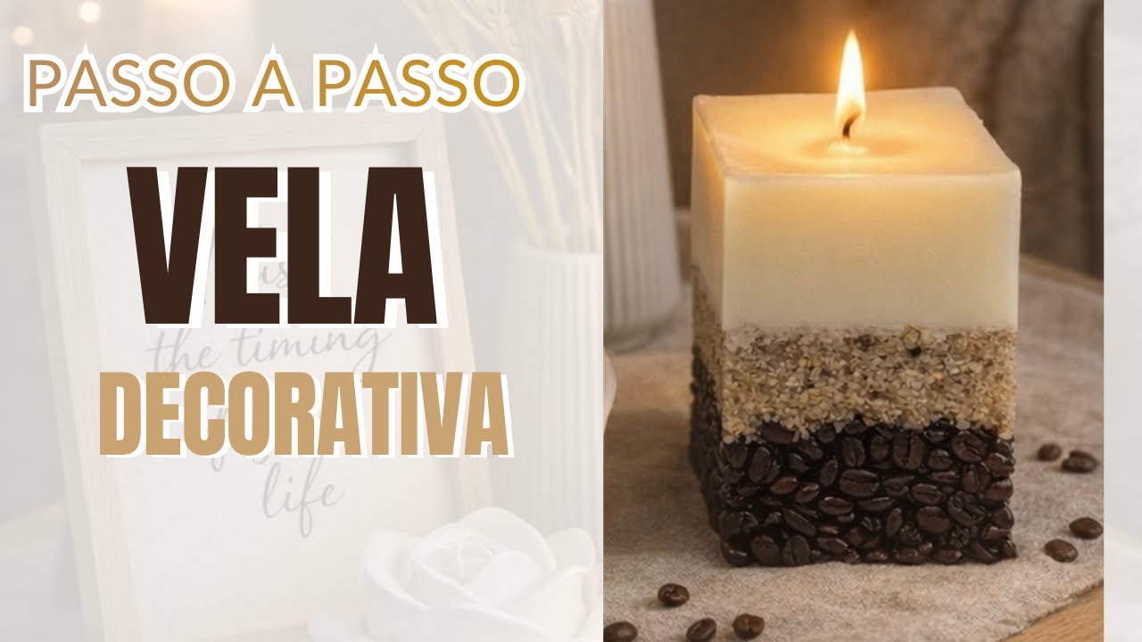 Parte 1 COMO FAZER #vela  #decorativa QUE PARECE DE LOJA DE LUXO 