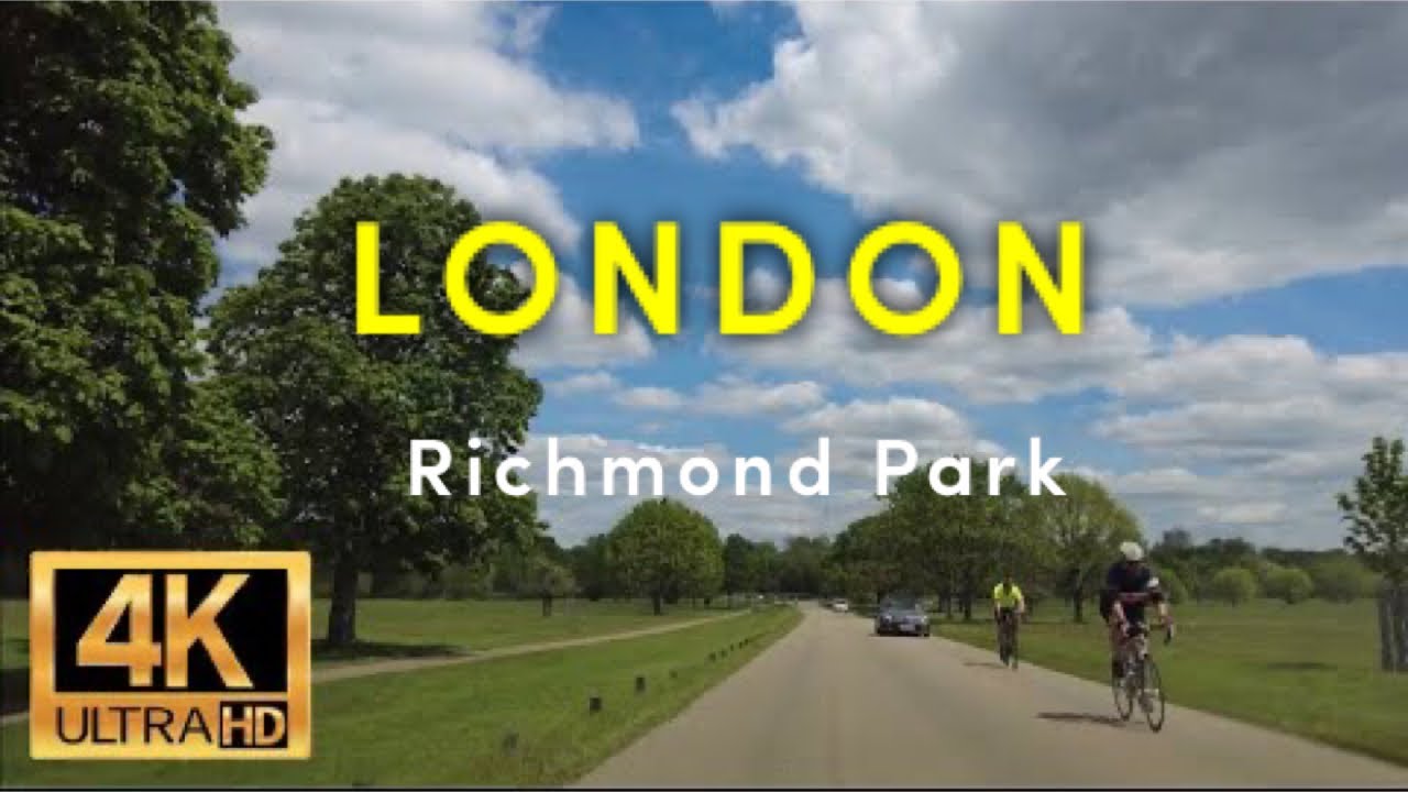 The way to Richmond park ,driving tour.