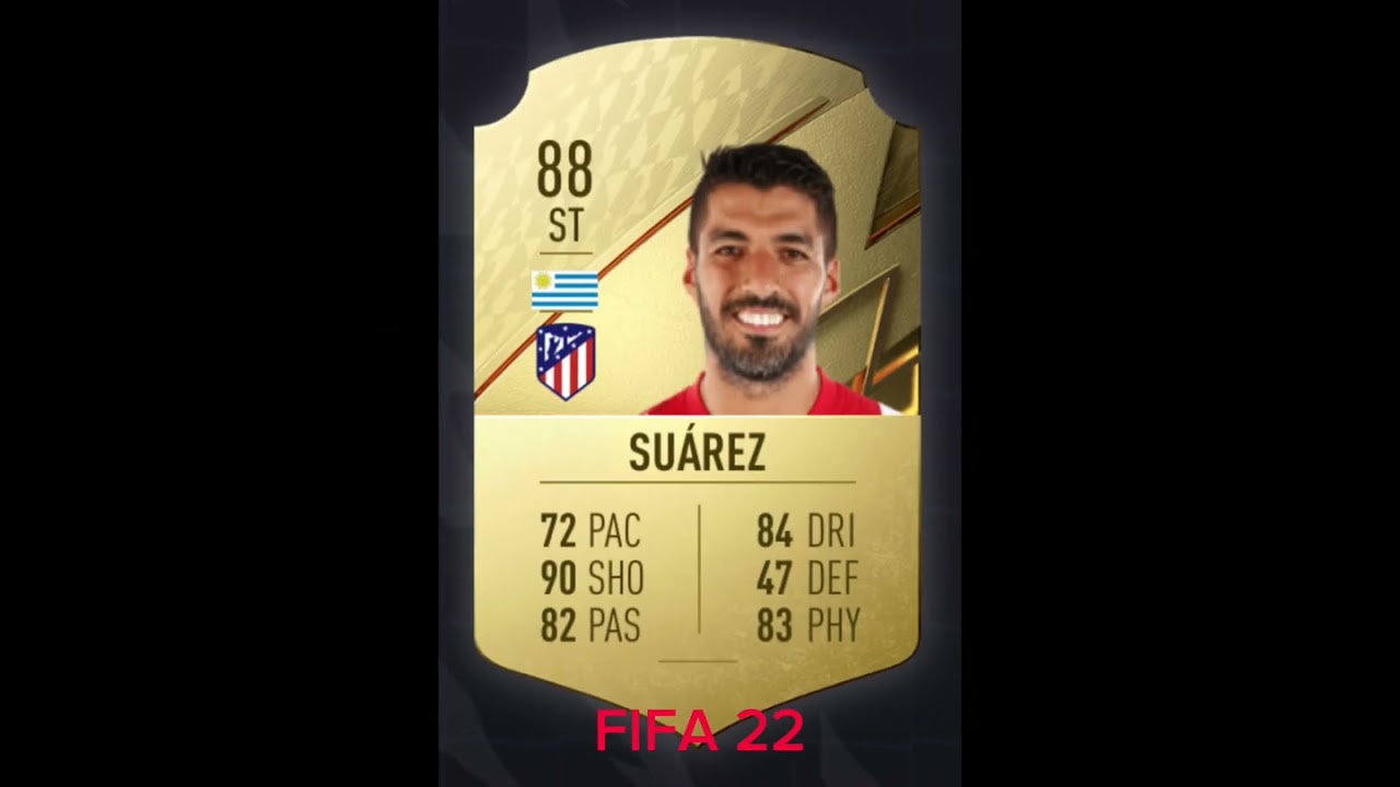 Luis Suarez fifa cards 18-23