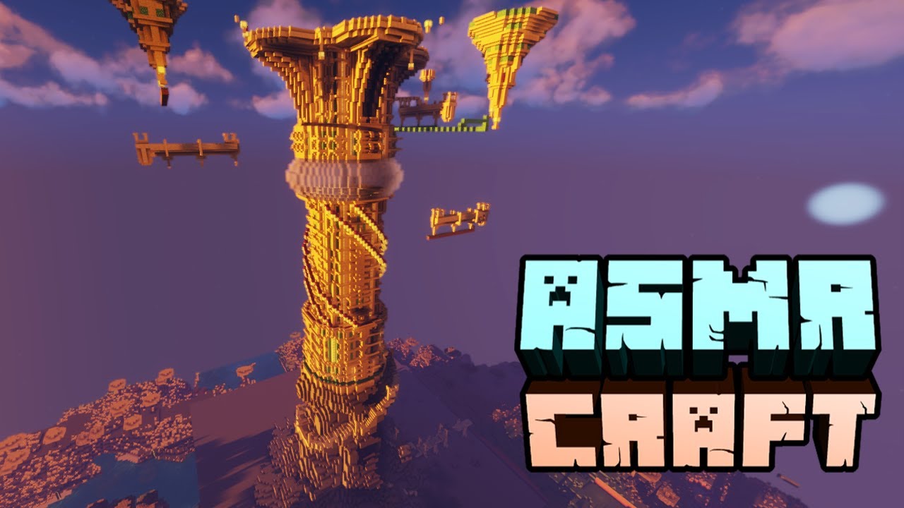 ASMRcraft! ⛏️ | The Biggest ASMR Minecraft Server in the WORLD 😴 | A 4-Hour Tour...