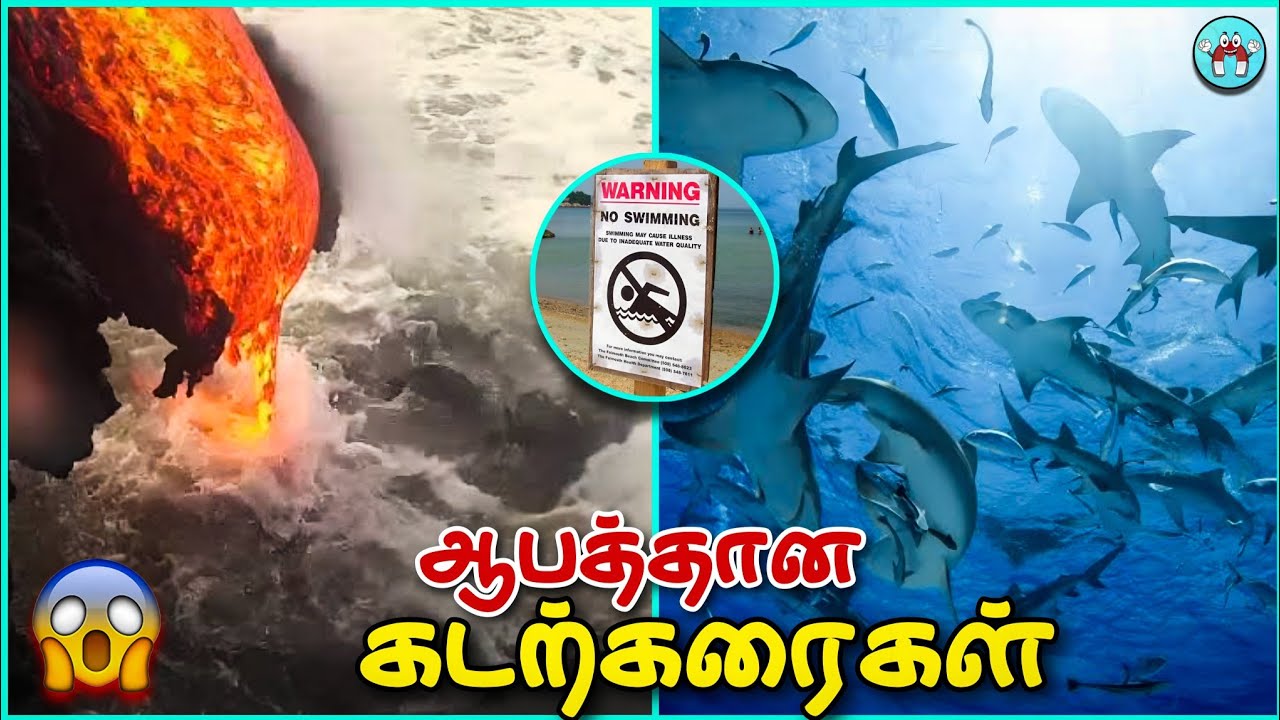 Most Dangerous Beaches in the World in தமிழ்‼️
