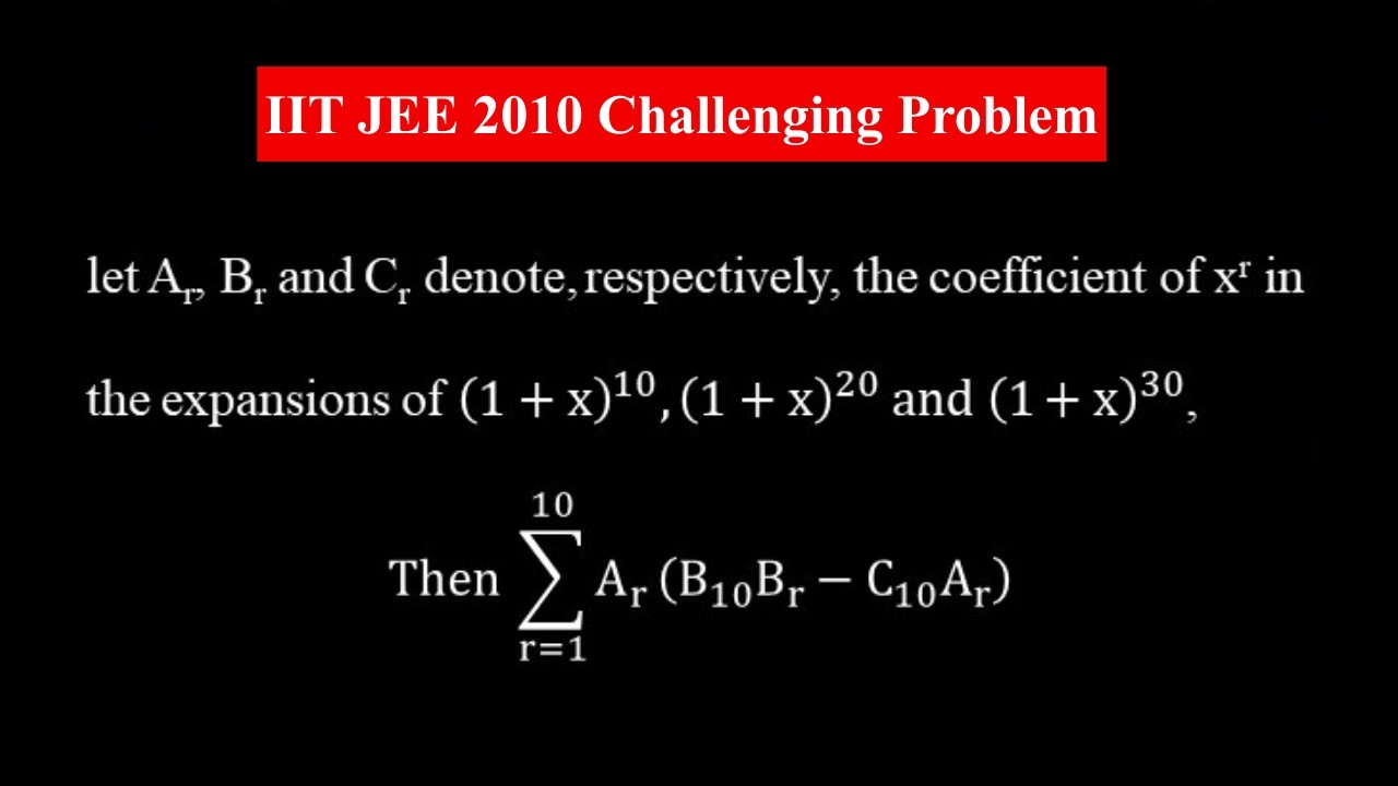 🔥IIT JEE 2010 | Challenging Problem🔥| BINOMIAL THEOREM 🎯| VK Sir #jeeadvanced #jeeadvanced2026