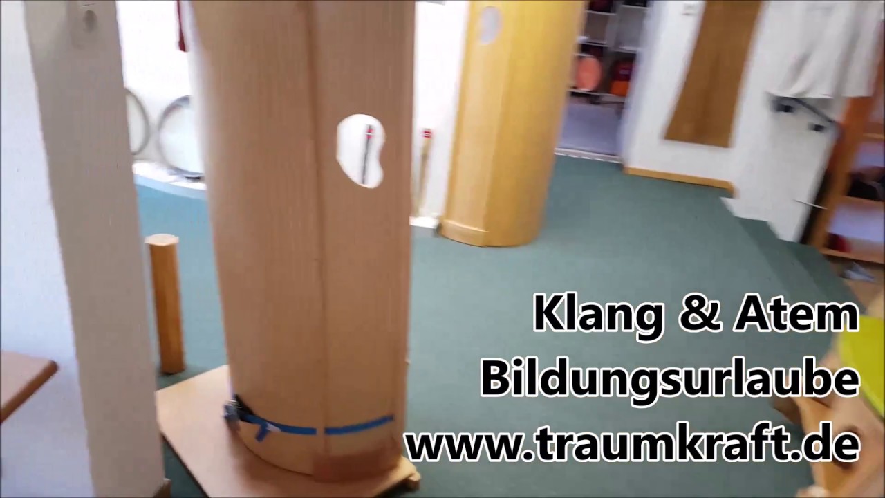 Bildungsurlaub Klangliege Klangstuhl Klangwoge Gong Klangschalen Didgeridoo Trommel Allton
