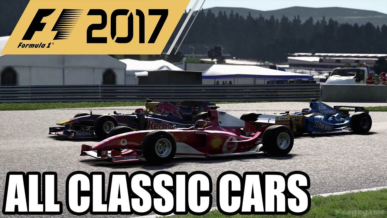 F1 2017 All Classic Cars Gameplay