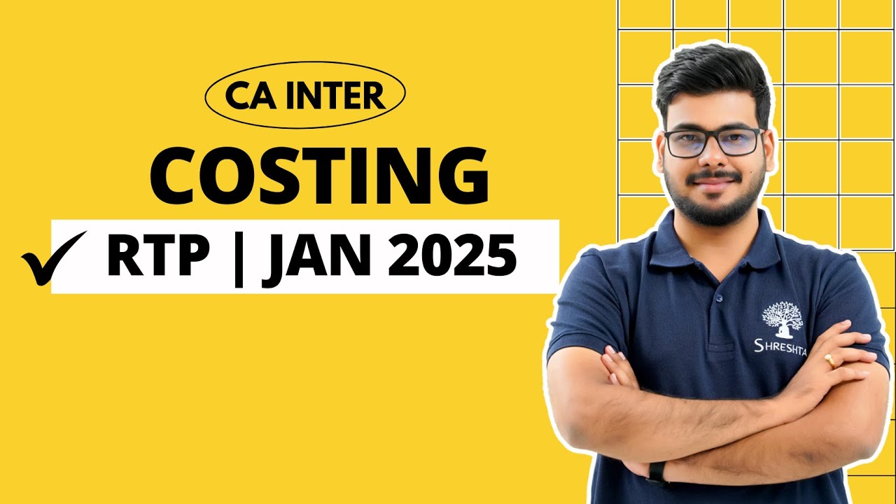 Costing RTP Jan 2025  | CA INTER