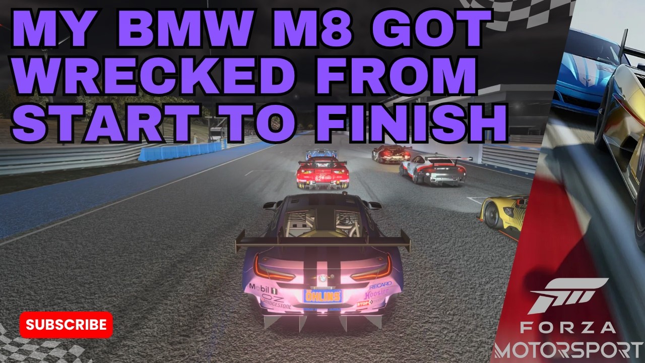 My BMW M8 Got Wrecked From Start to Finish - Forza Motorsport