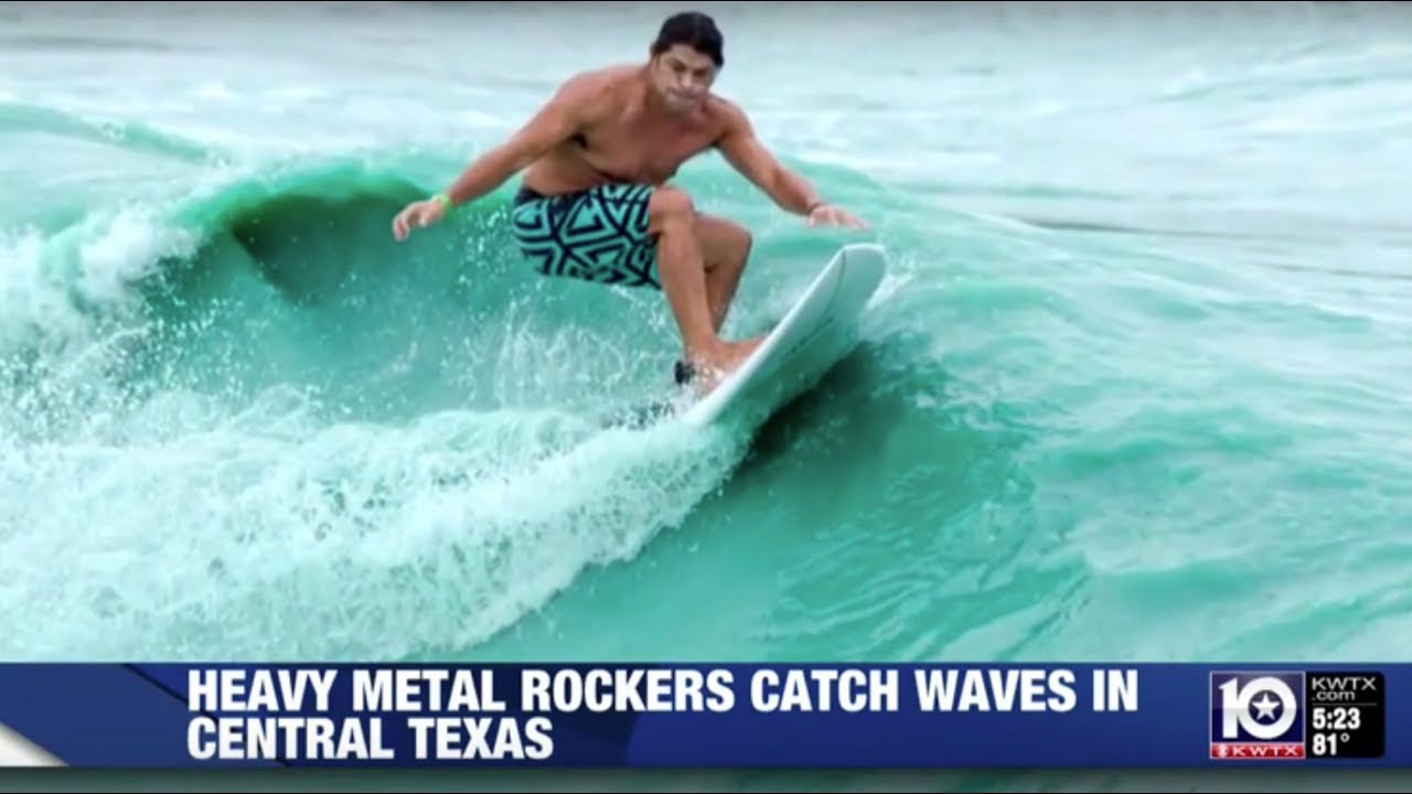 Metallica's Hammett & Trujillo Catch Waves at BSR Surf Resort