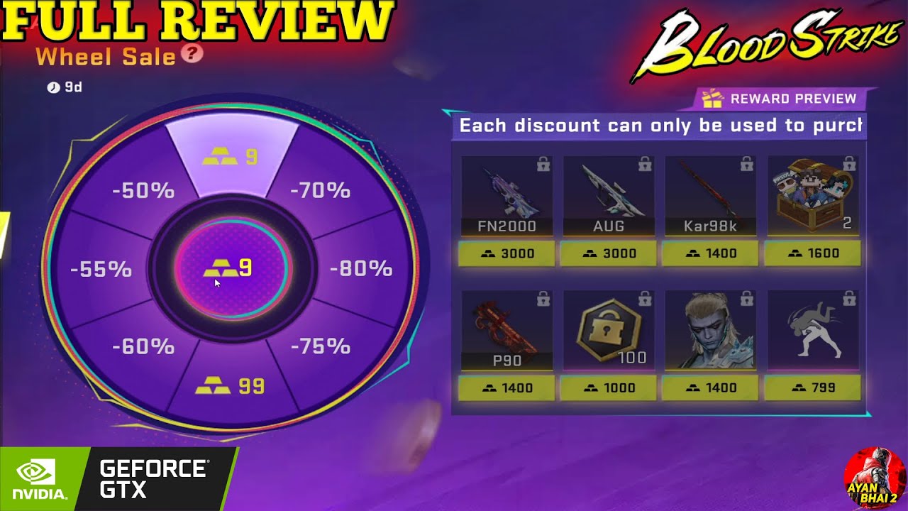Blood Strike New Event Wheel Sale Full Review