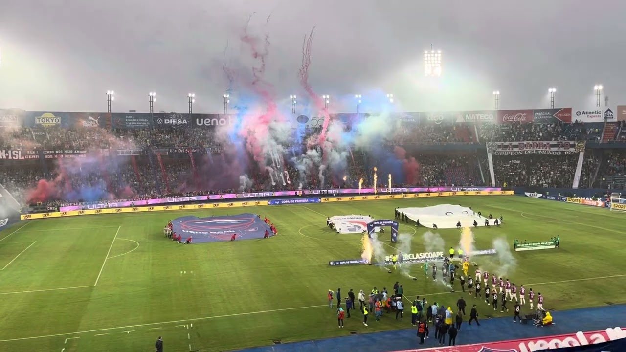 Recibimiento Cerro vs olimpia