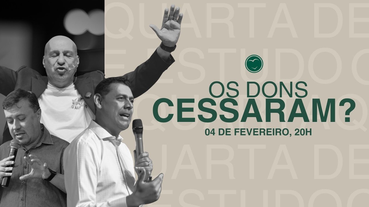 Quarta de Estudo I AO VIVO I 04 de Fevereiro I Pr. Adilson Brandão
