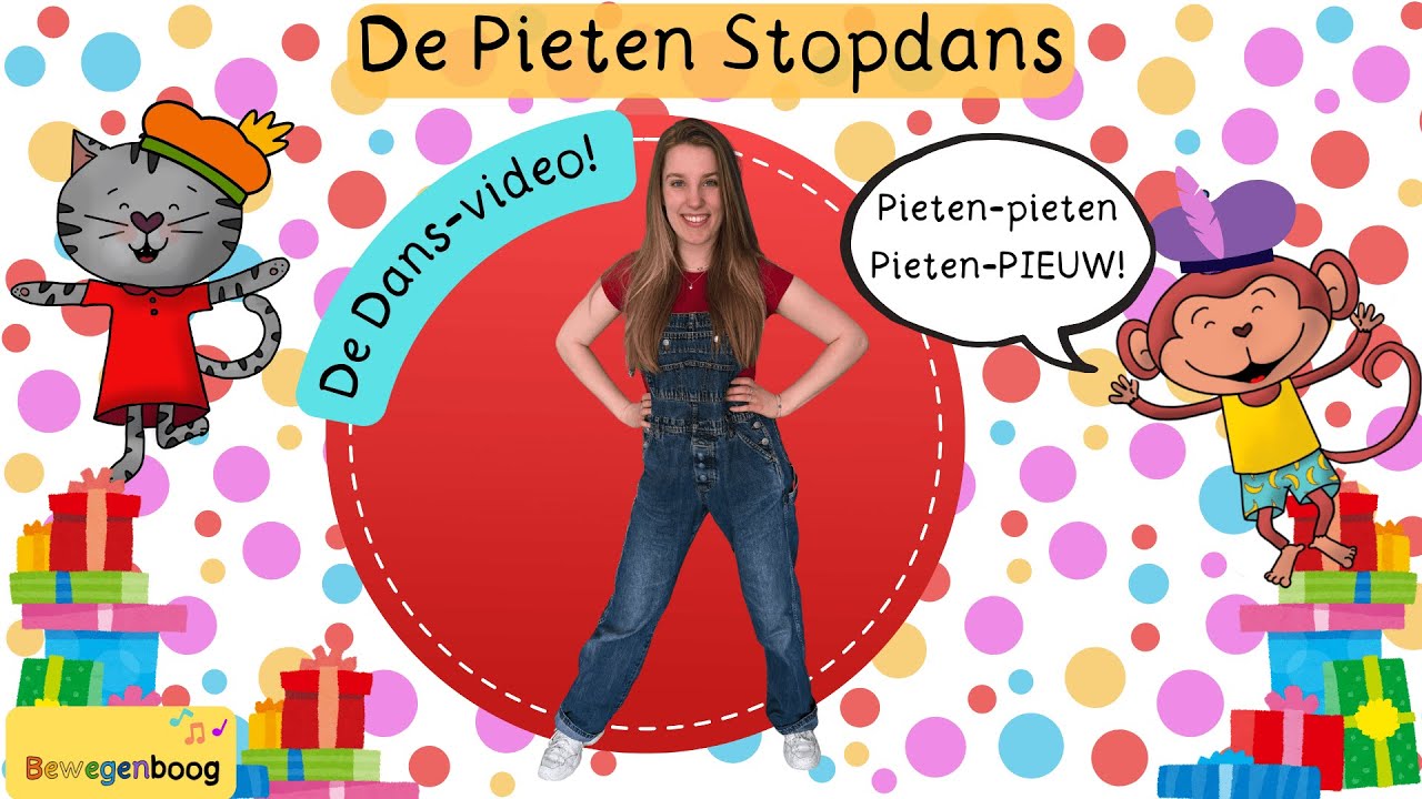 De Pieten Stopdans - Bewegenboog | Sinterklaasliedje | Pietendans | Pieten gymnastiek | Kinderliedje