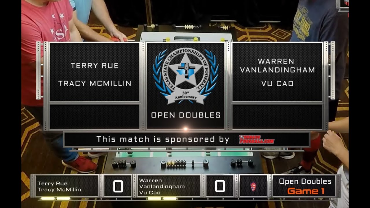2021 Texas State Championships | Open Doubles | Terry Rue & Tracy Mac vs Warren V & Vu Cao