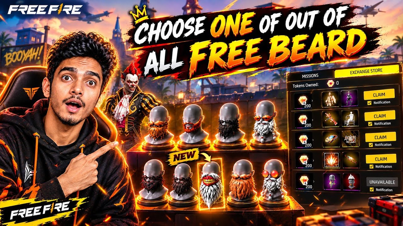 CHOOSE ONE OUT OF ALL FREE BEARD 🤩 | NEXT EVO VAULT | NEW COSMIC EVENT