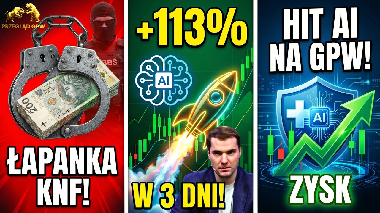 113% w 3 DNI! NOWA gwiazda GPW i 3 sp&oacute;łki na celowniku KNF