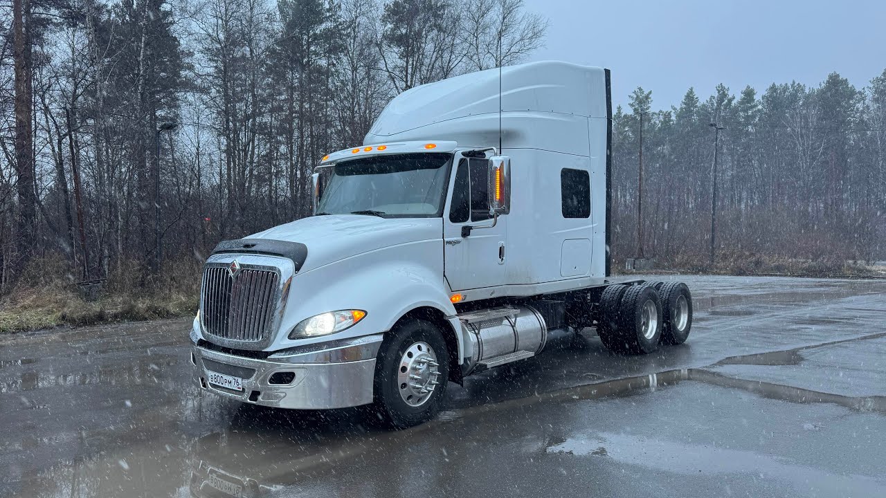 International ProStar / интернационал простар, процесс сборки в ручную автомобиля, первый выезд 