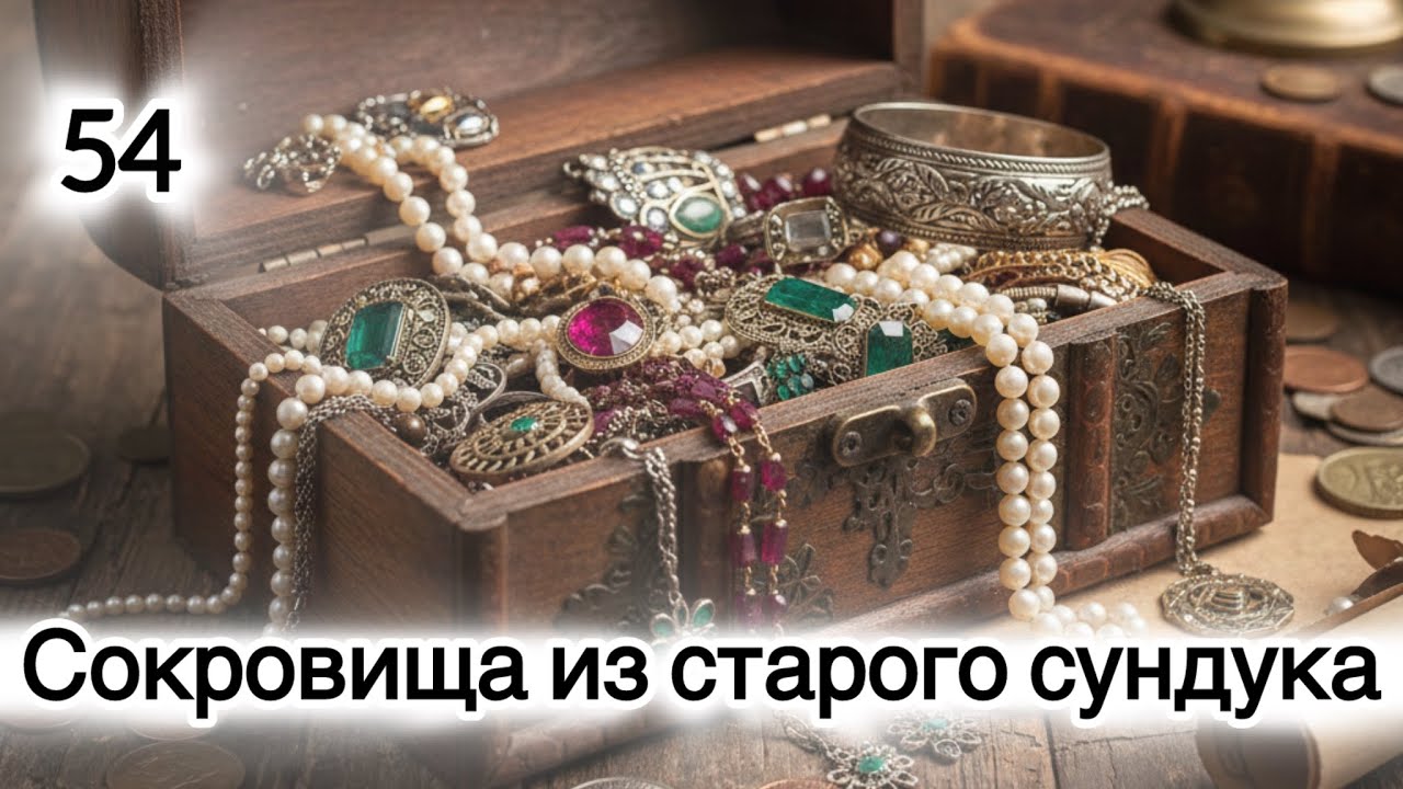 54. Нашла старый сундук с сокровищами