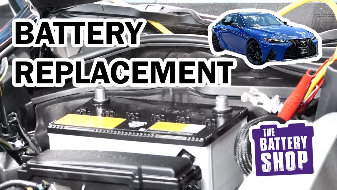 Lexus IS350 (2016) - New Battery Install