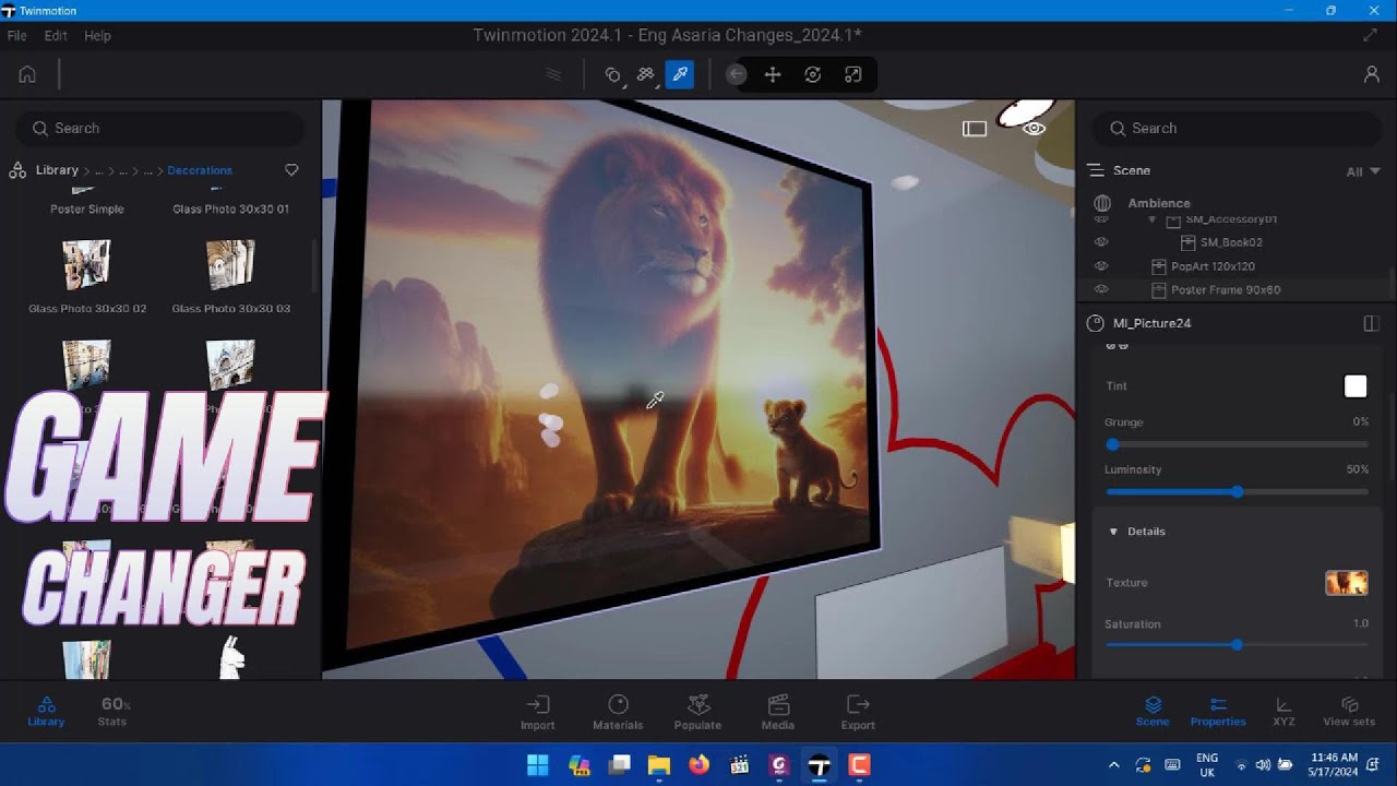 BEST WAY TO Import a Custom Image in Twinmotion 2024.1 Preview 1