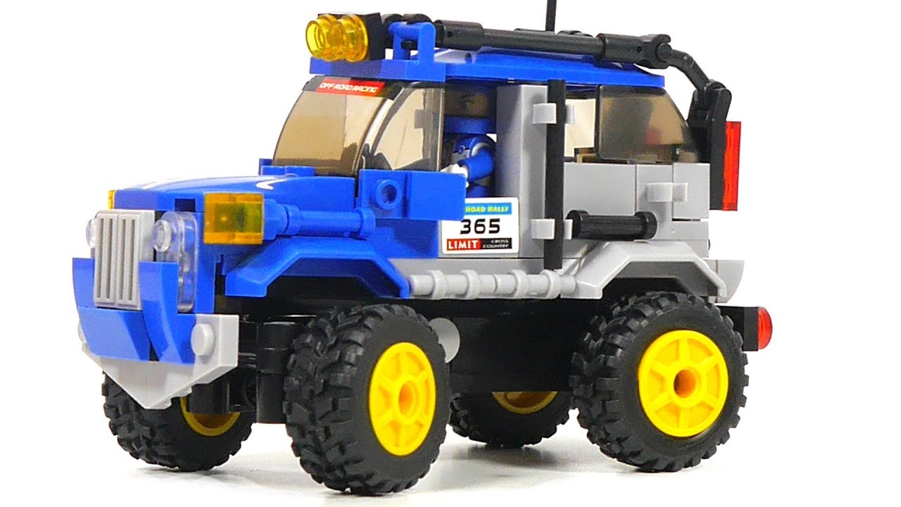 Sluban car club M38-B0663С blue jeep  | Cars playset