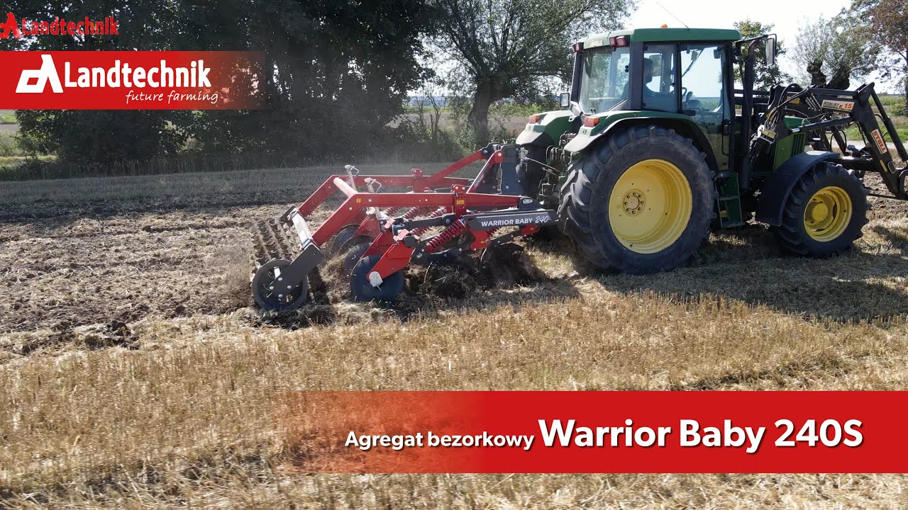 Warrior Baby 240 S - bezorkowiec idealny dla ciągników z mniejszą mocą !