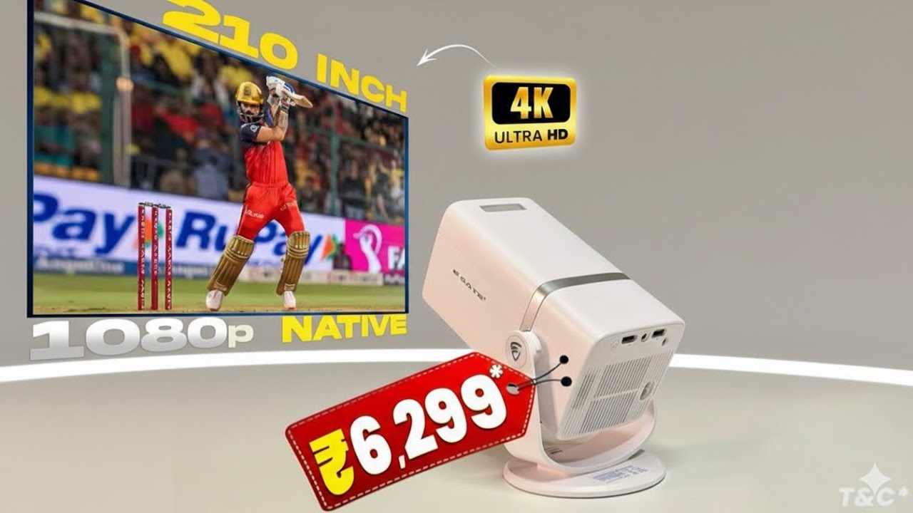 Best Projector For Home Theater Under 8000 / Egate Atom 3X Unboxing Review