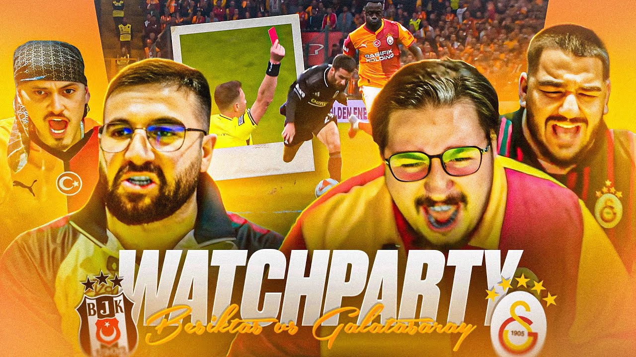 MERT PROVOZIERT ABDU & ER RASTET AUS 😂🤬 GALATASARAY vs. BESIKTAS Watchparty